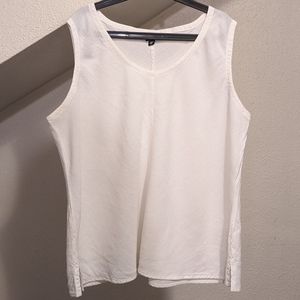 Eileen Fisher Woman 2x Linen blend shell tank